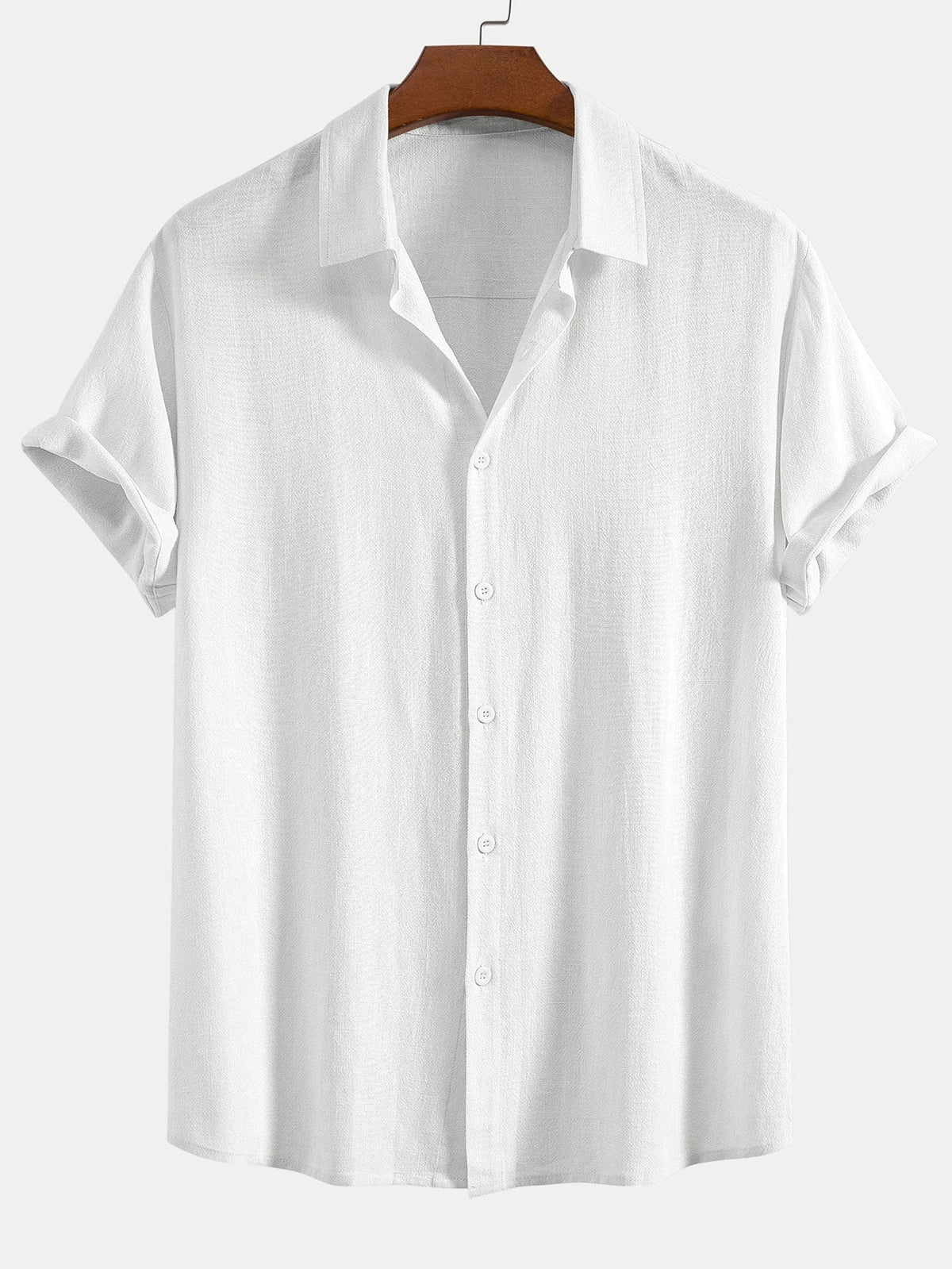 Kurzarm-Button-Down-Hemd für Herren-Shirts for men-Alpenkind