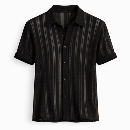 Kurzarm-Hemd mit Knopfleiste für Herren-Shirts for men-Alpenkind