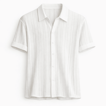 Kurzarm-Hemd mit Knopfleiste für Herren-Shirts for men-Alpenkind