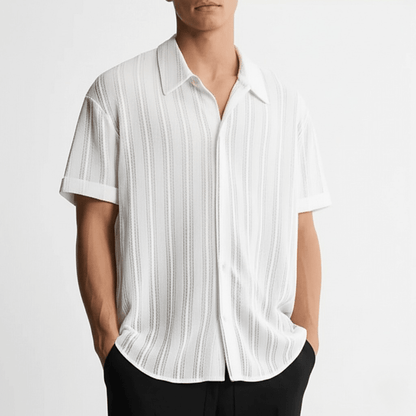 Kurzarm-Hemd mit Knopfleiste für Herren-Shirts for men-Alpenkind