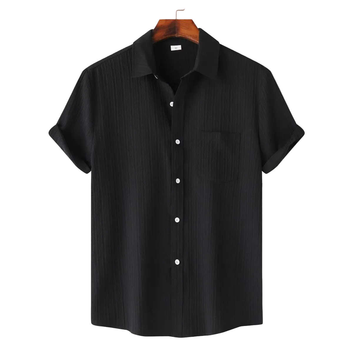 Kurzarm-Hemd mit Knopfleiste für Herren-Shirts for men-Alpenkind