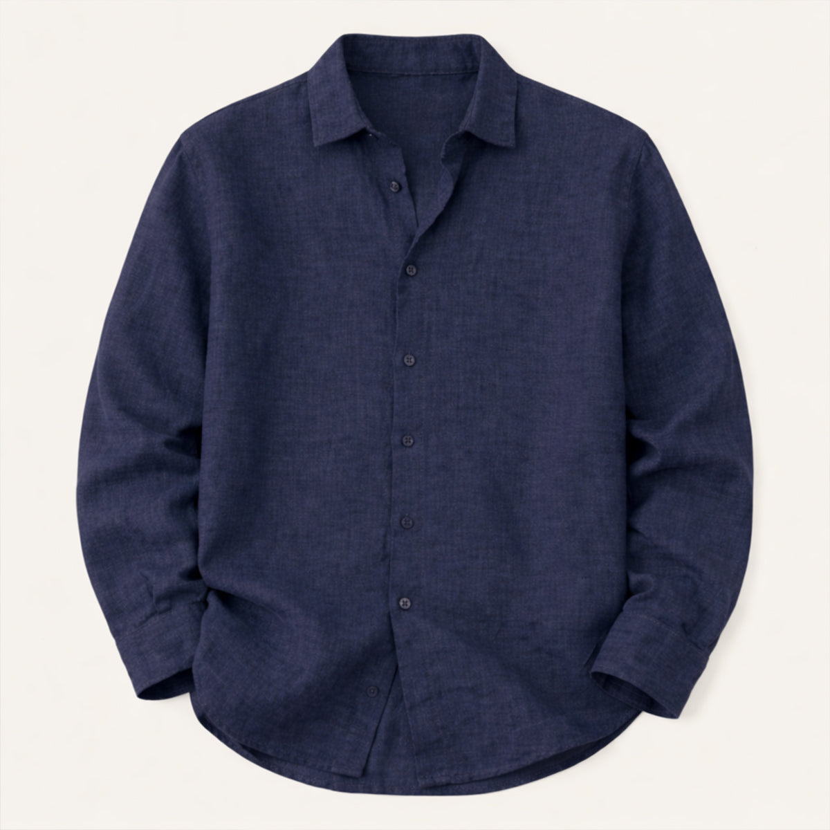Langärmliges Leinenhemd für Herren-Shirts for men-Alpenkind