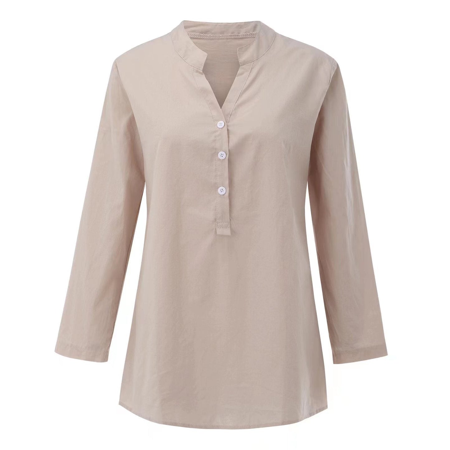 Lange Damen-Tunika mit Knopfleiste-Women's Tops-Alpenkind