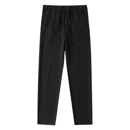 Leinenhose mit geradem Bein für Herren-Pants for Men-Alpenkind