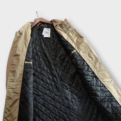 Mittellanger Herrenmantel mit Knopfleiste-Coats for men-Alpenkind