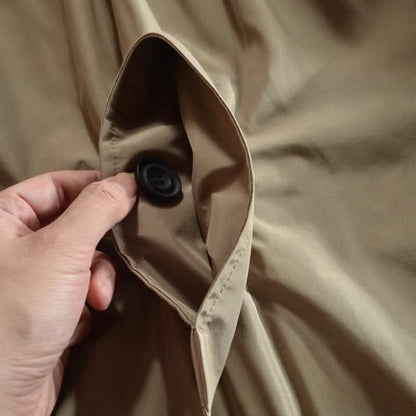 Mittellanger Herrenmantel mit Knopfleiste-Coats for men-Alpenkind