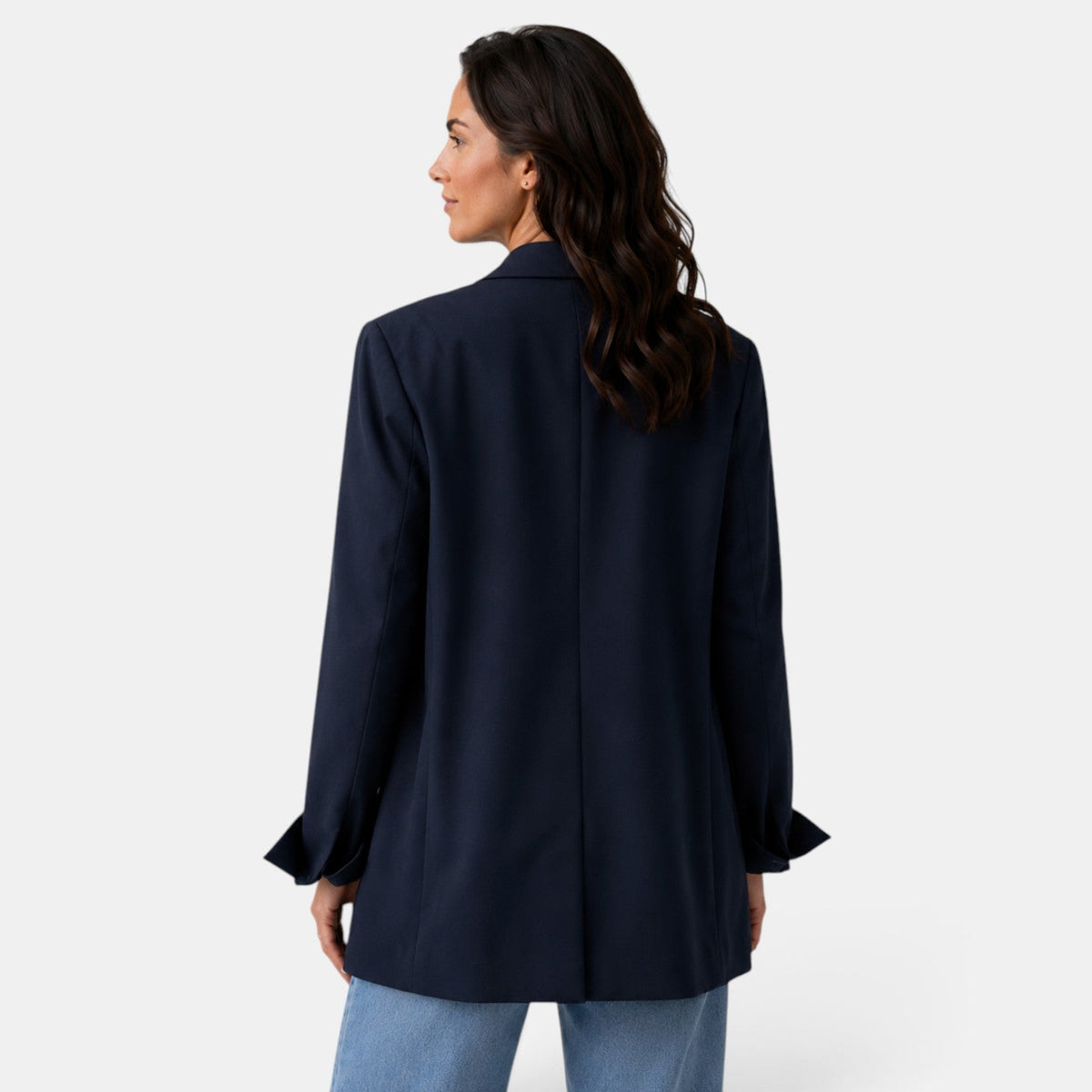 Oversized Damen-Blazer mit zwei Knöpfen-Blazer for Women-Alpenkind