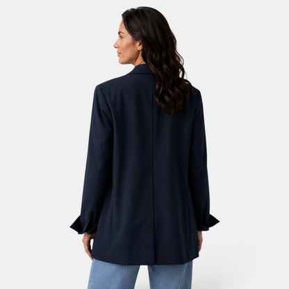 Oversized Damen-Blazer mit zwei Knöpfen-Blazer for Women-Alpenkind
