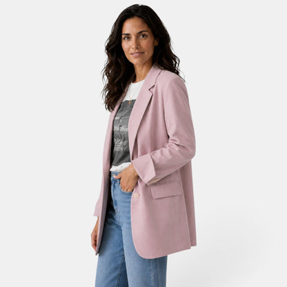 Oversized Damen-Blazer mit zwei Knöpfen-Blazer for Women-Alpenkind