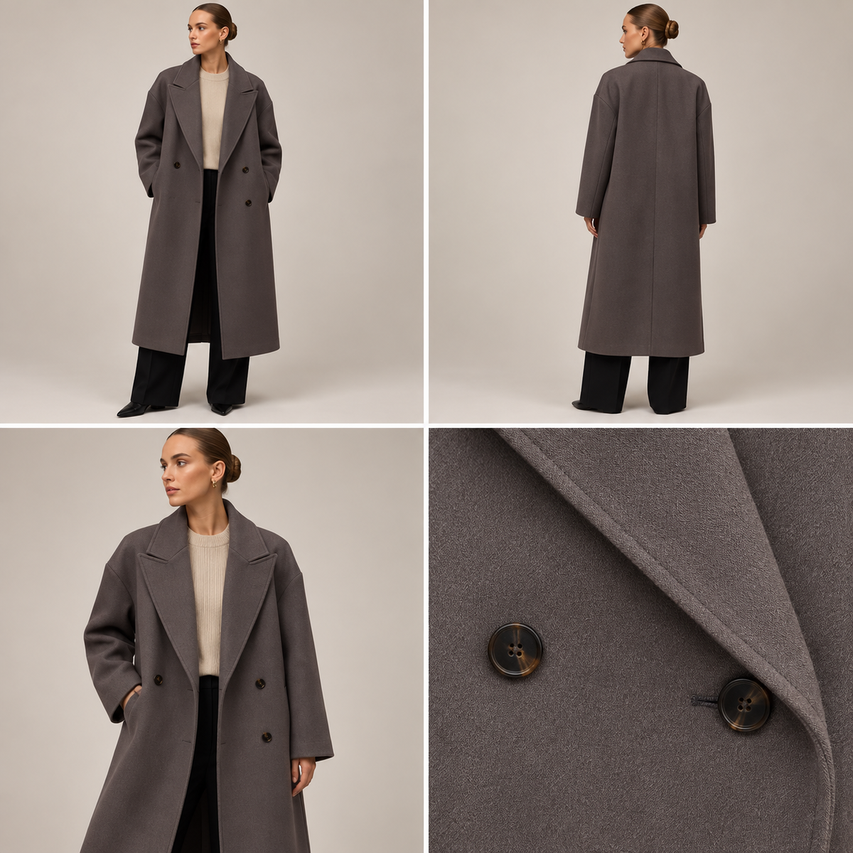 Oversized Wollmantel für Damen-Coats for women-Alpenkind