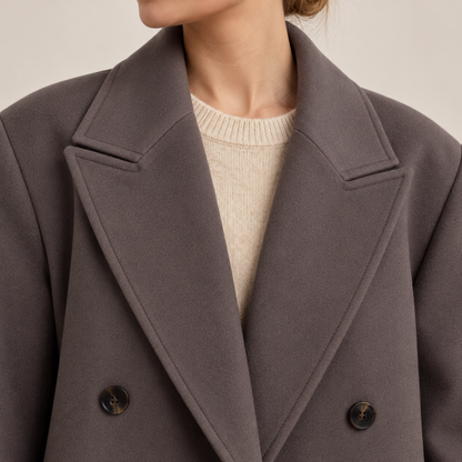 Oversized Wollmantel für Damen-Coats for women-Alpenkind
