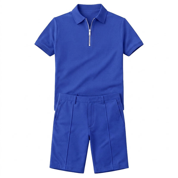 Passendes Polo-Shirt und Shorts Set für Herren-Sets for Men-Alpenkind