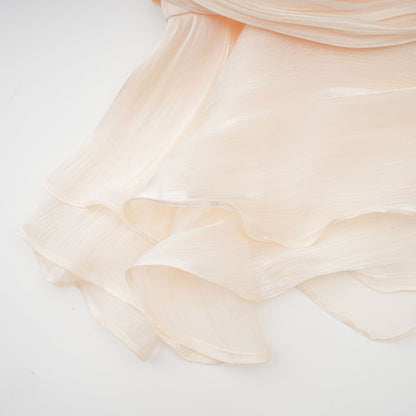 Plissee-Minikleid mit Rüschen und Schärpe für Damen-Mini Dress-Alpenkind