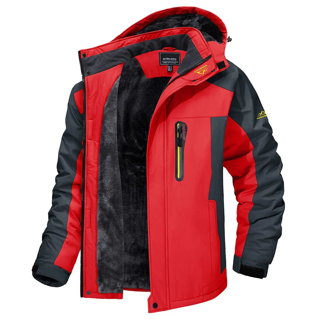 Herren Outdoorjacke – Wind- & Wasserabweisend mit warmem Futter