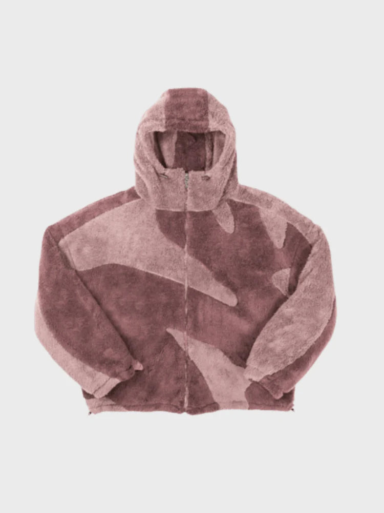 Herrenjacke mit Kapuze – Farbblock-Design & bequeme Passform für Freizeit