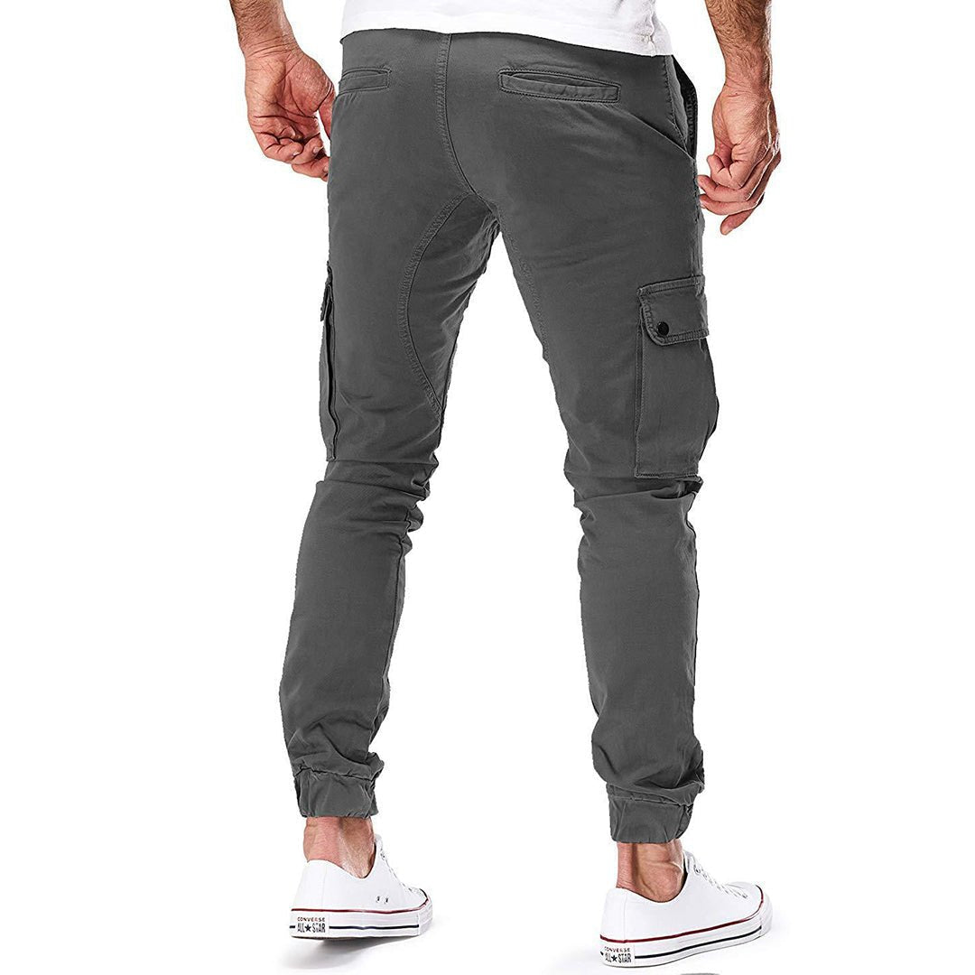 Schmale Cargo-Jogger-Hose für Herren-Pants for Men-Alpenkind