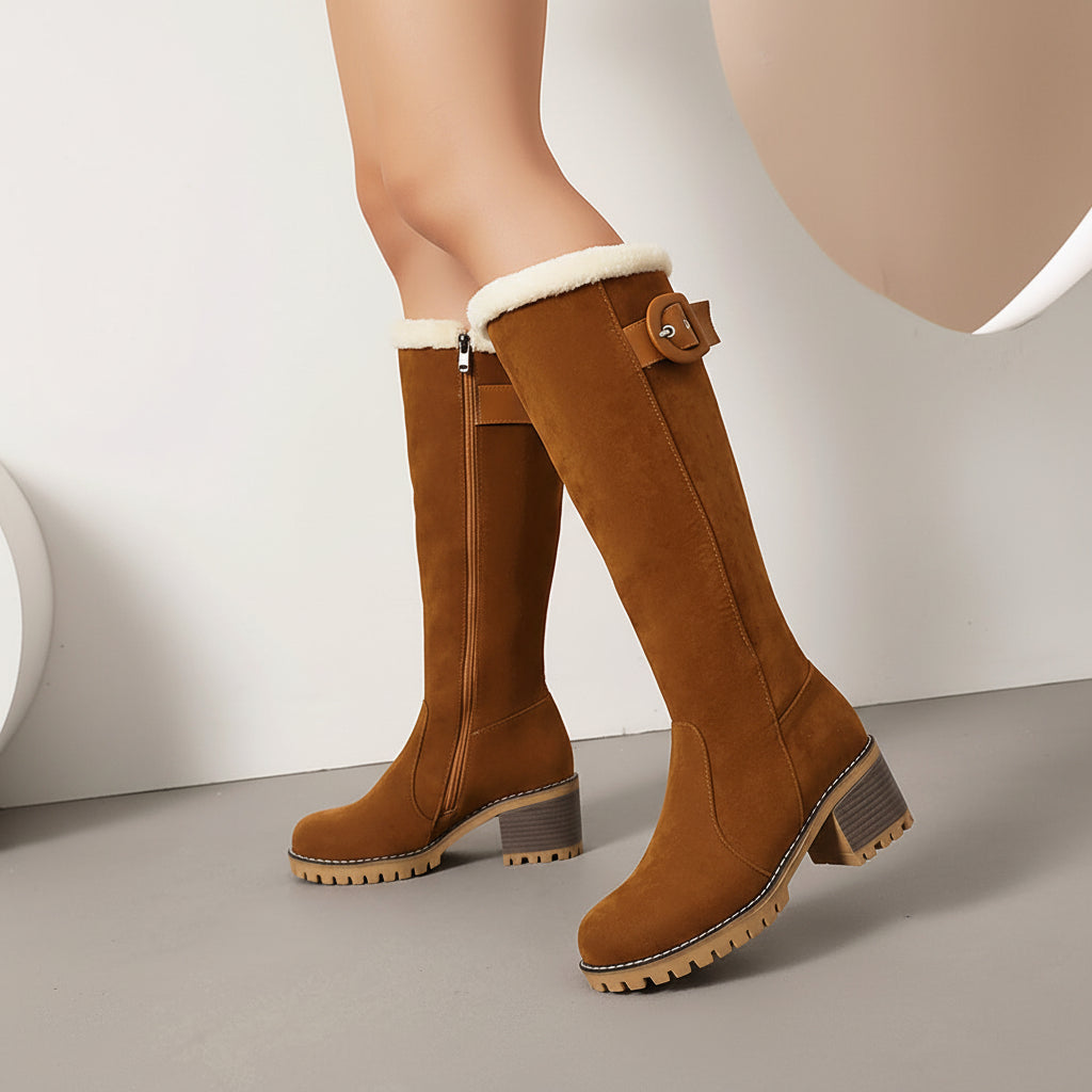 Stiefel für Damen mit Schnallendetail-Footwear for women-Alpenkind