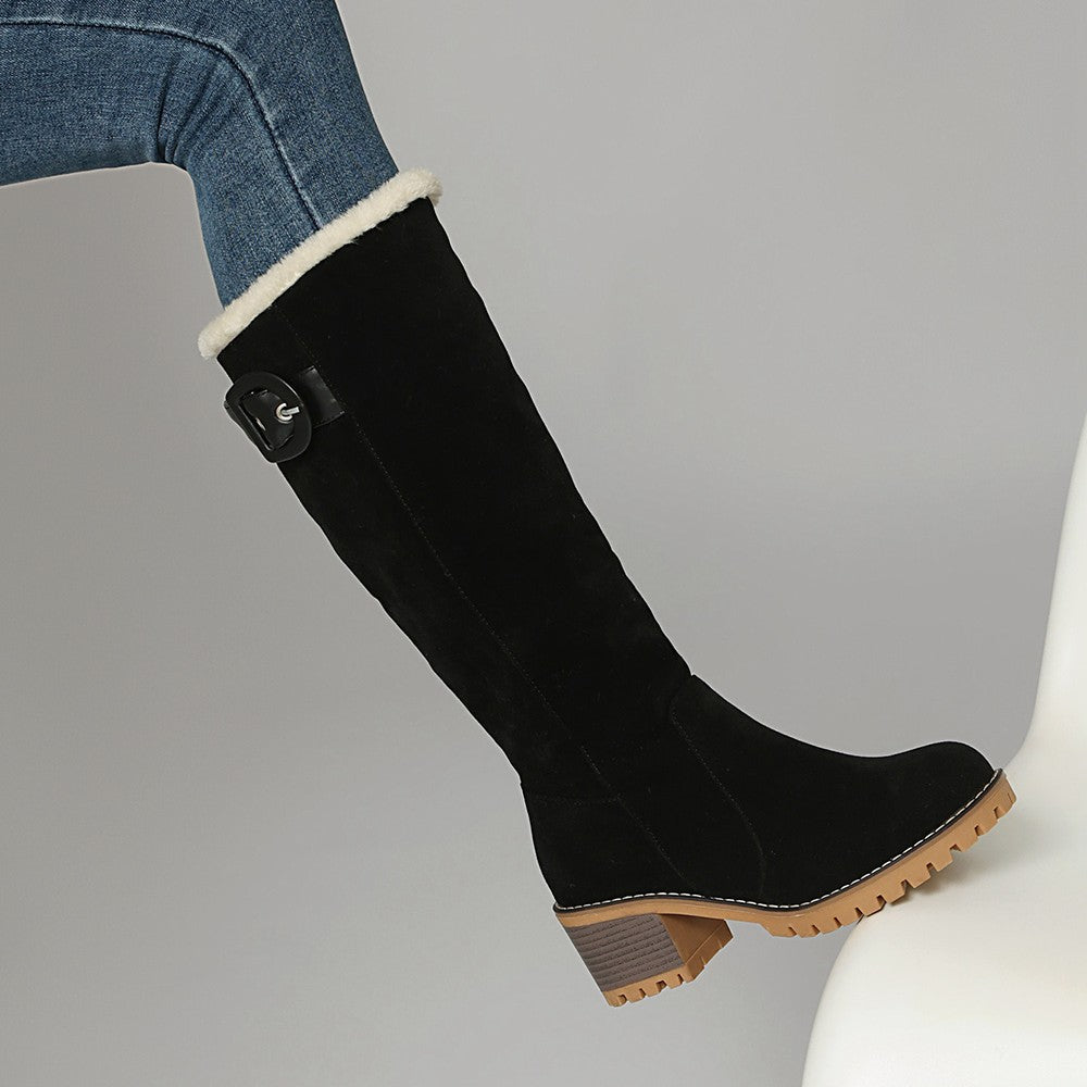 Stiefel für Damen mit Schnallendetail-Footwear for women-Alpenkind