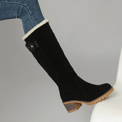 Stiefel für Damen mit Schnallendetail-Footwear for women-Alpenkind