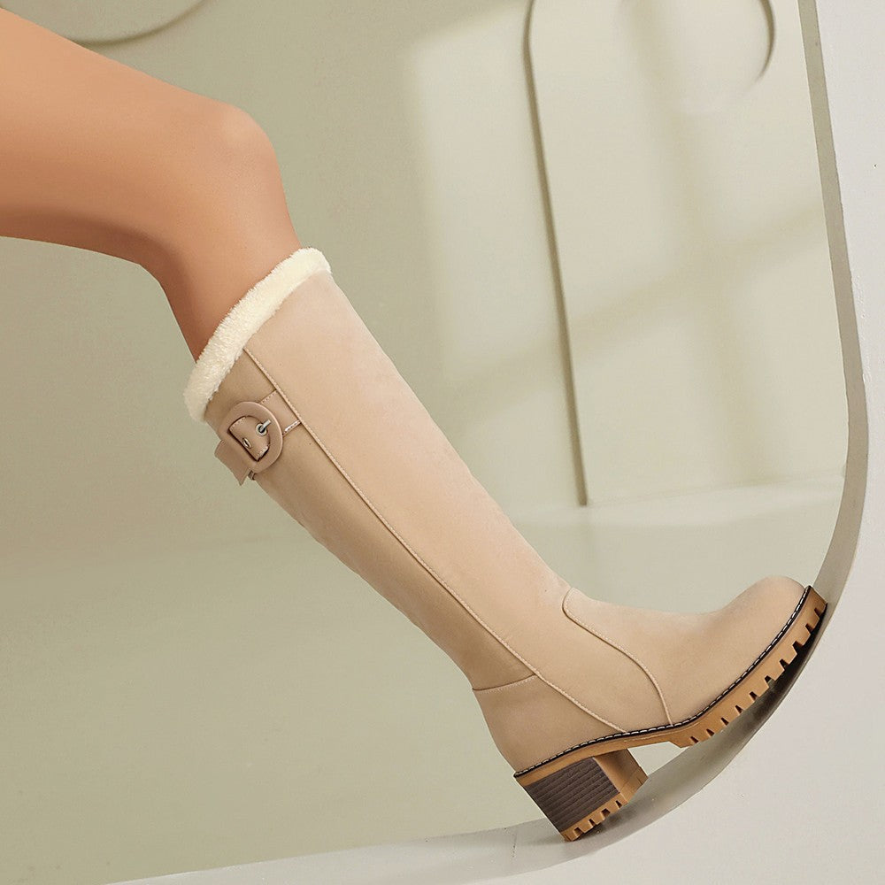 Stiefel für Damen mit Schnallendetail-Footwear for women-Alpenkind