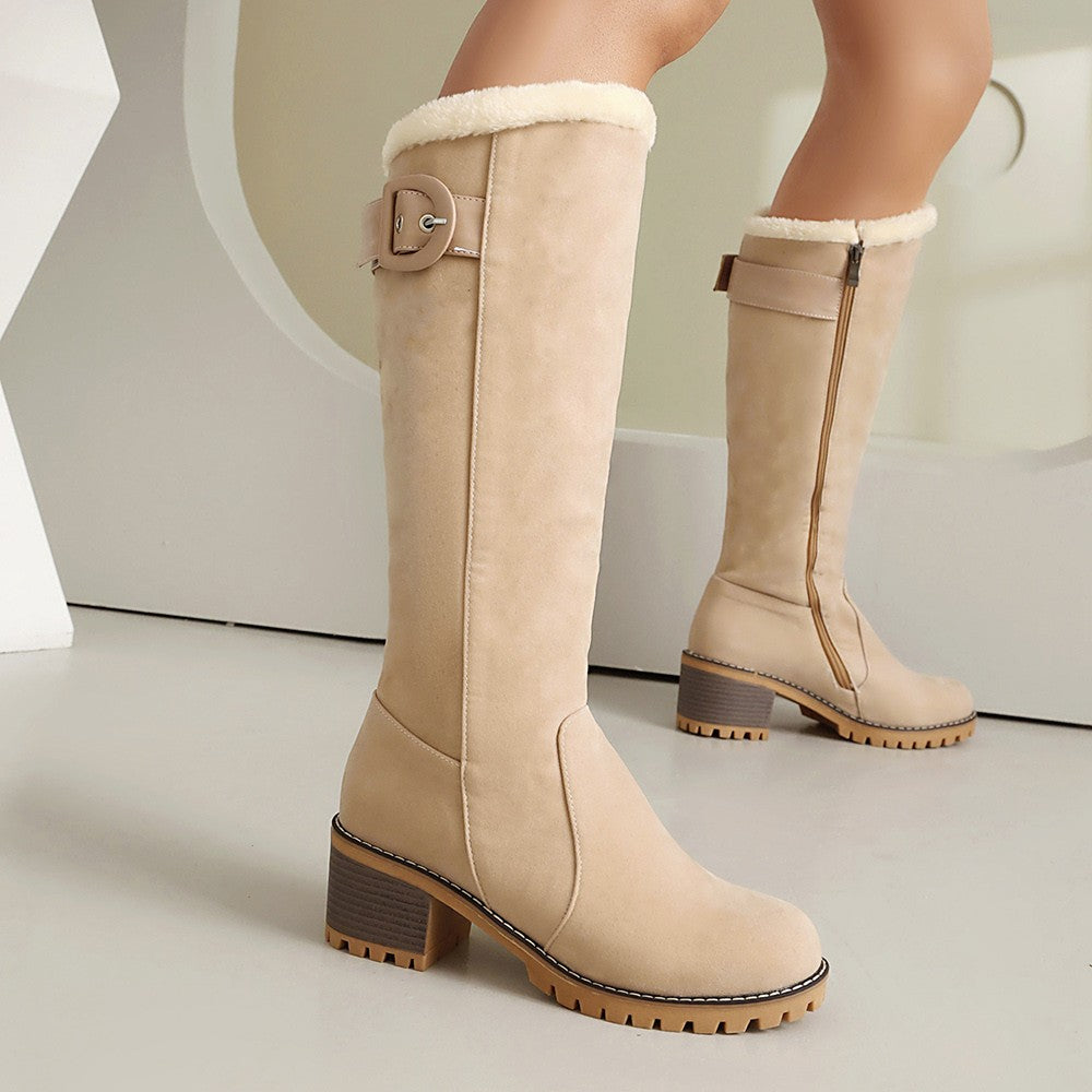 Stiefel für Damen mit Schnallendetail-Footwear for women-Alpenkind