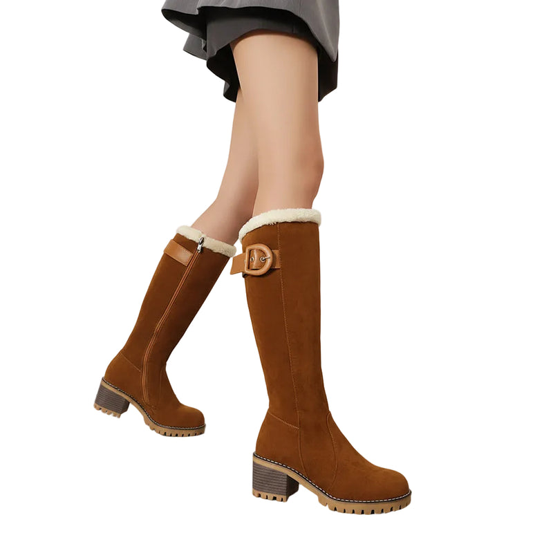 Stiefel für Damen mit Schnallendetail