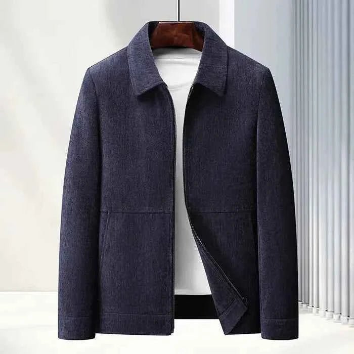 Strukturierte Herren-Reißverschlussjacke-Jackets for men-Alpenkind