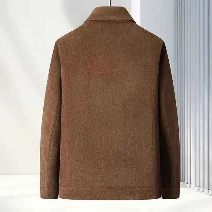 Strukturierte Herren-Reißverschlussjacke-Jackets for men-Alpenkind