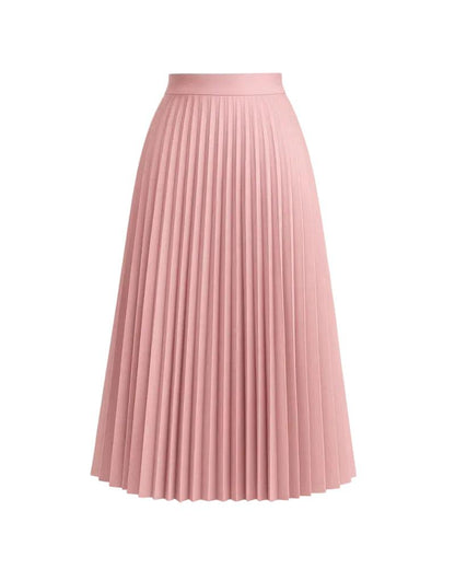 Strukturierter Midirock mit Falten für Damen-Skirt for women-Alpenkind