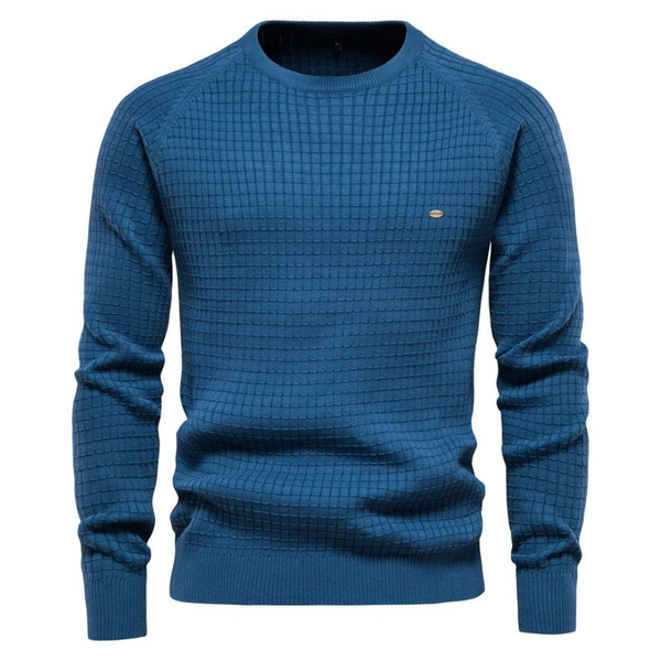 Strukturierter Strickpullover für Herren-Sweaters for men-Alpenkind
