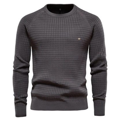 Strukturierter Strickpullover für Herren-Sweaters for men-Alpenkind