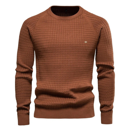 Strukturierter Strickpullover für Herren-Sweaters for men-Alpenkind