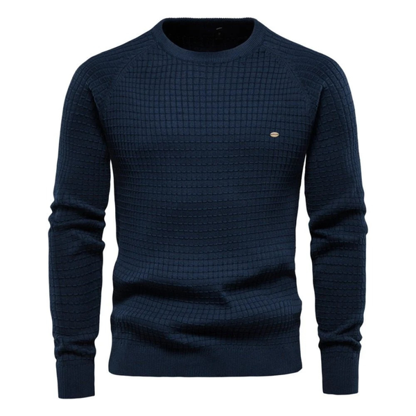 Strukturierter Strickpullover für Herren-Sweaters for men-Alpenkind