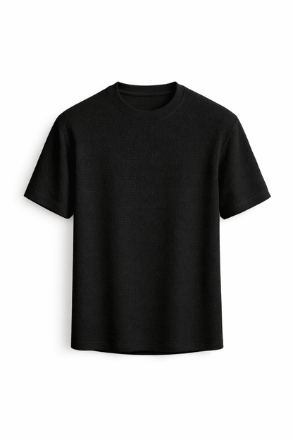 Strukturiertes Rundhals-T-Shirt für Herren-T-Shirts & Polos for men-Alpenkind