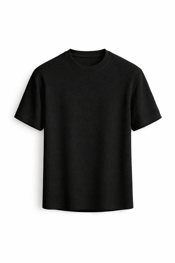 Strukturiertes Rundhals-T-Shirt für Herren-T-Shirts & Polos for men-Alpenkind