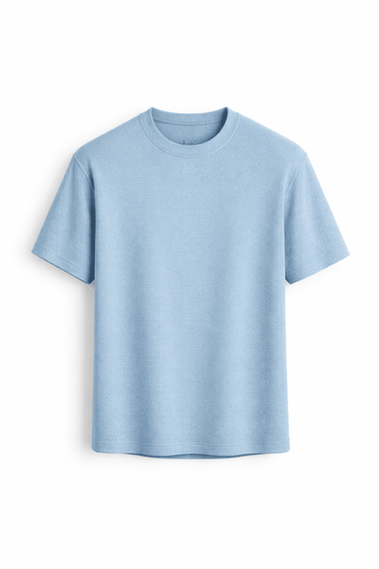 Strukturiertes Rundhals-T-Shirt für Herren-T-Shirts & Polos for men-Alpenkind