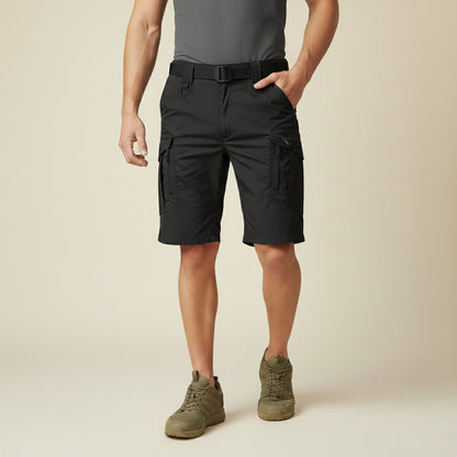 Taktische Herren-Cargoshorts mit integriertem Gürtel-Shorts for men-Alpenkind