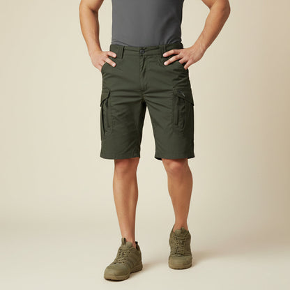 Taktische Herren-Cargoshorts mit integriertem Gürtel-Shorts for men-Alpenkind