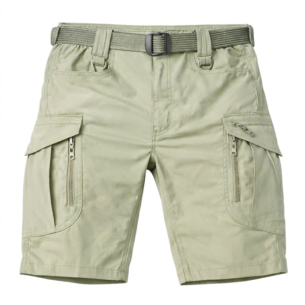 Taktische Herren-Cargoshorts mit integriertem Gürtel-Shorts for men-Alpenkind
