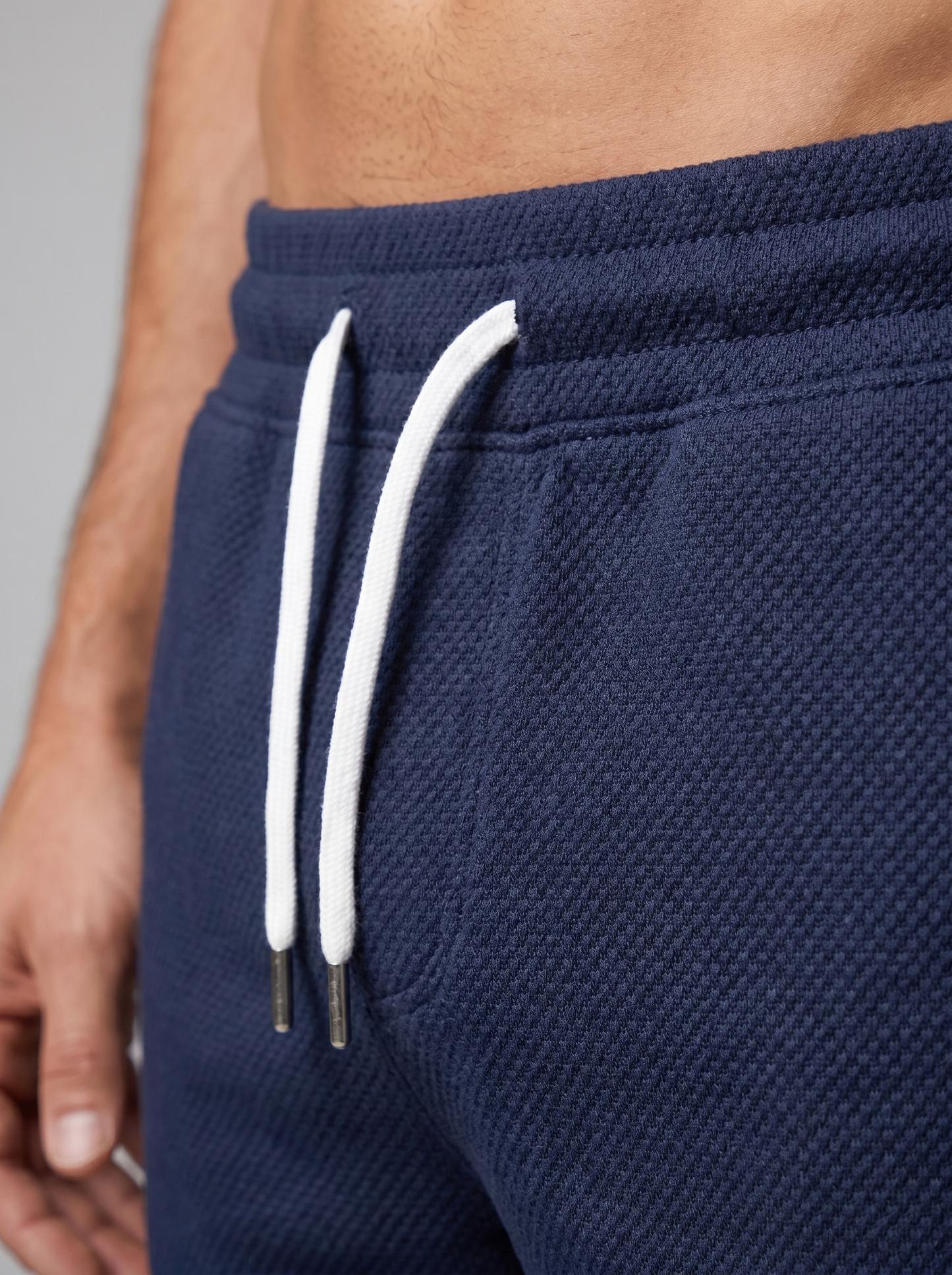 Texturiertes Polo- und Shorts-Set für Herren-Sets for Men-Alpenkind