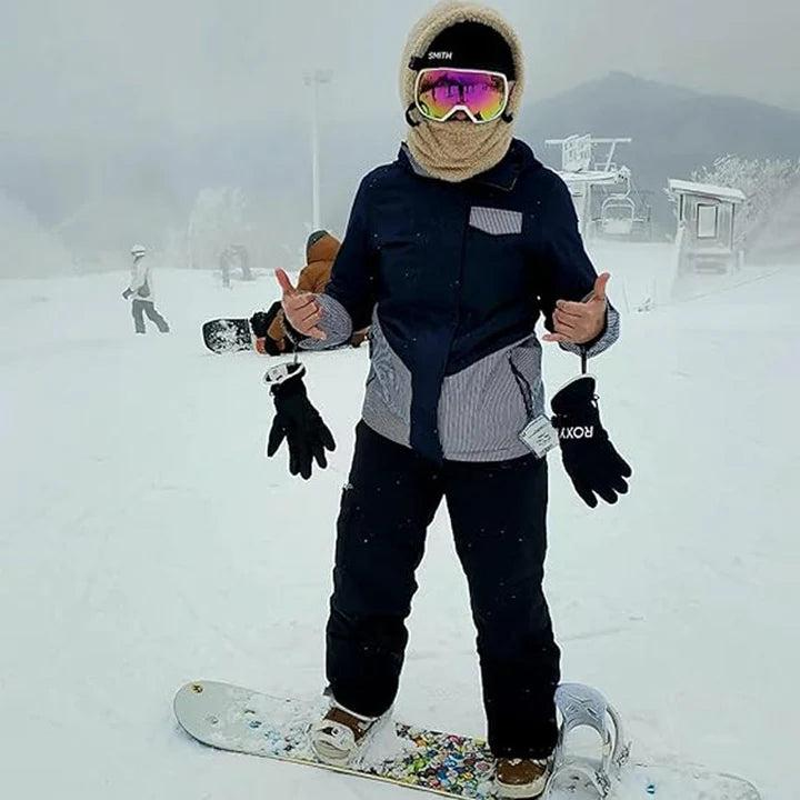 Unisex Kapuzen-Schlauchschal mit Kordelzug-unisex-Alpenkind