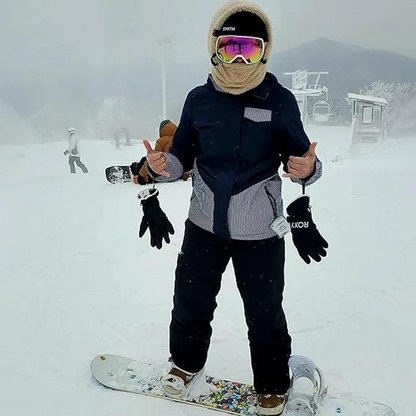 Unisex Kapuzen-Schlauchschal mit Kordelzug-unisex-Alpenkind