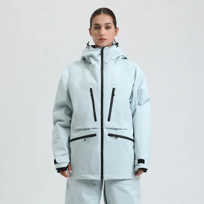 Unisex Kapuzenjacke mit mehreren Reißverschlusstaschen-unisex jacket-Alpenkind