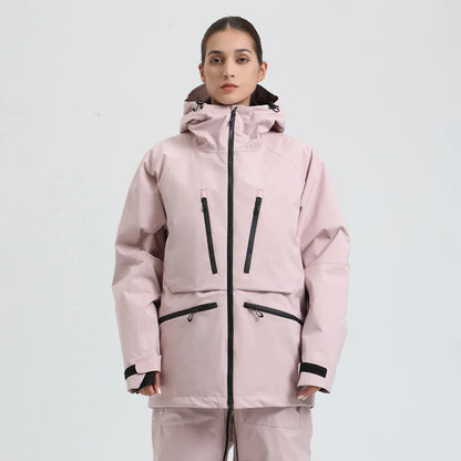 Unisex Kapuzenjacke mit mehreren Reißverschlusstaschen-unisex jacket-Alpenkind