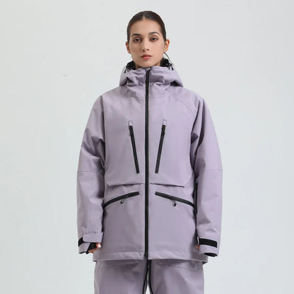 Unisex Kapuzenjacke mit mehreren Reißverschlusstaschen-unisex jacket-Alpenkind