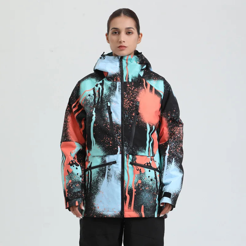 Unisex Kapuzenjacke mit mehreren Reißverschlusstaschen-unisex jacket-Alpenkind