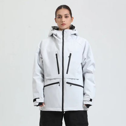 Unisex Kapuzenjacke mit mehreren Reißverschlusstaschen-unisex jacket-Alpenkind
