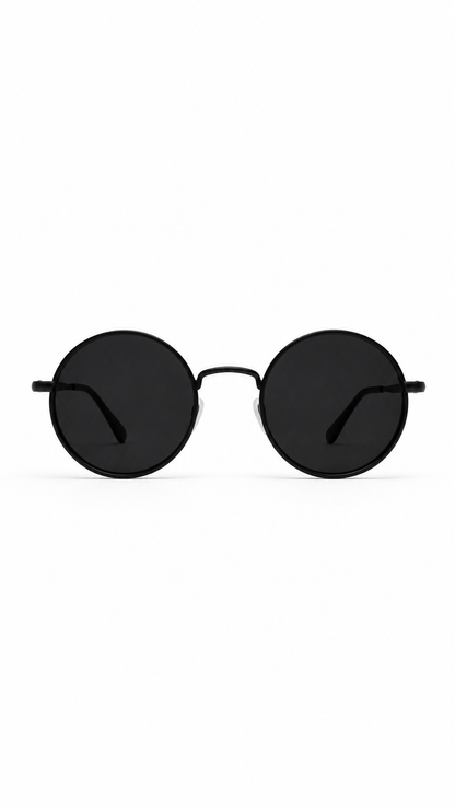 Unisex Runde Sonnenbrille mit dünnen Bügeln-Glasses for men-Alpenkind