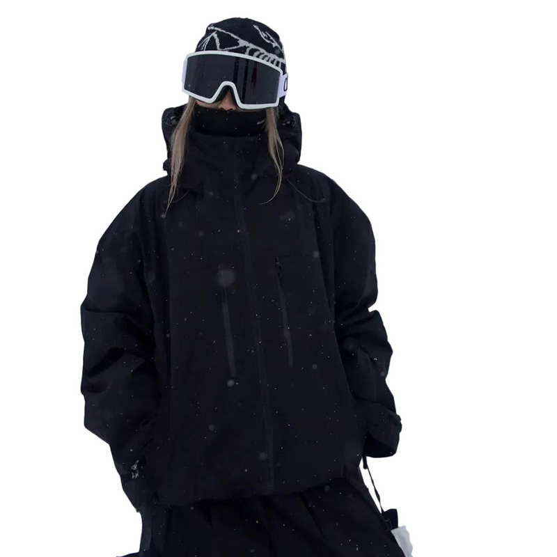 Unisex Schneejacke mit Kapuze