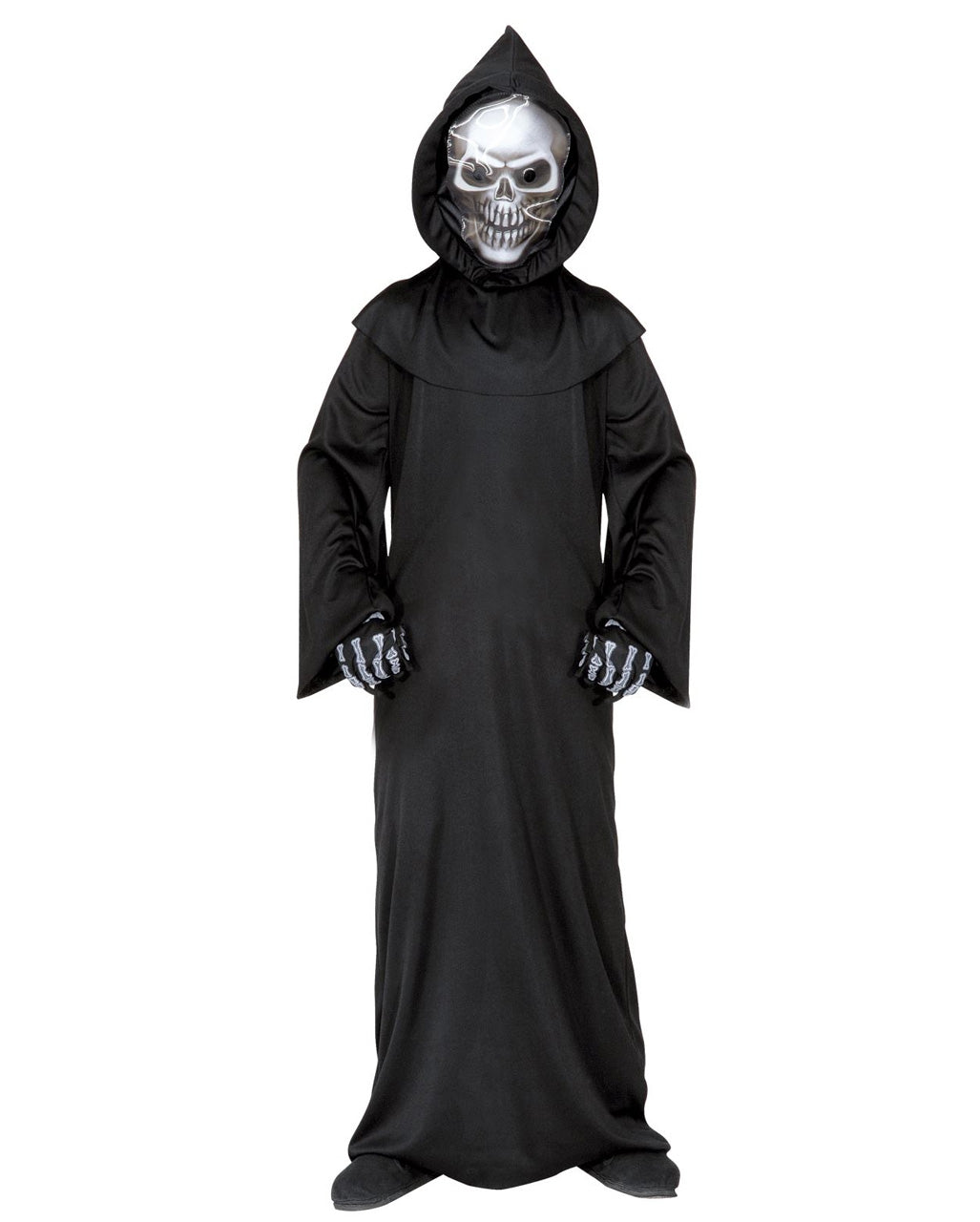 Unisex Sensenmann-Kostüm mit Totenkopfmaske-Halloween-Alpenkind